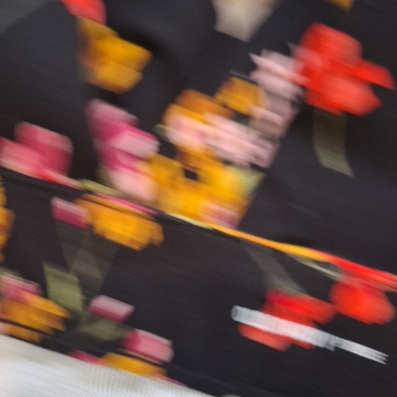 Floral Black Pants - Picture 4 of 7